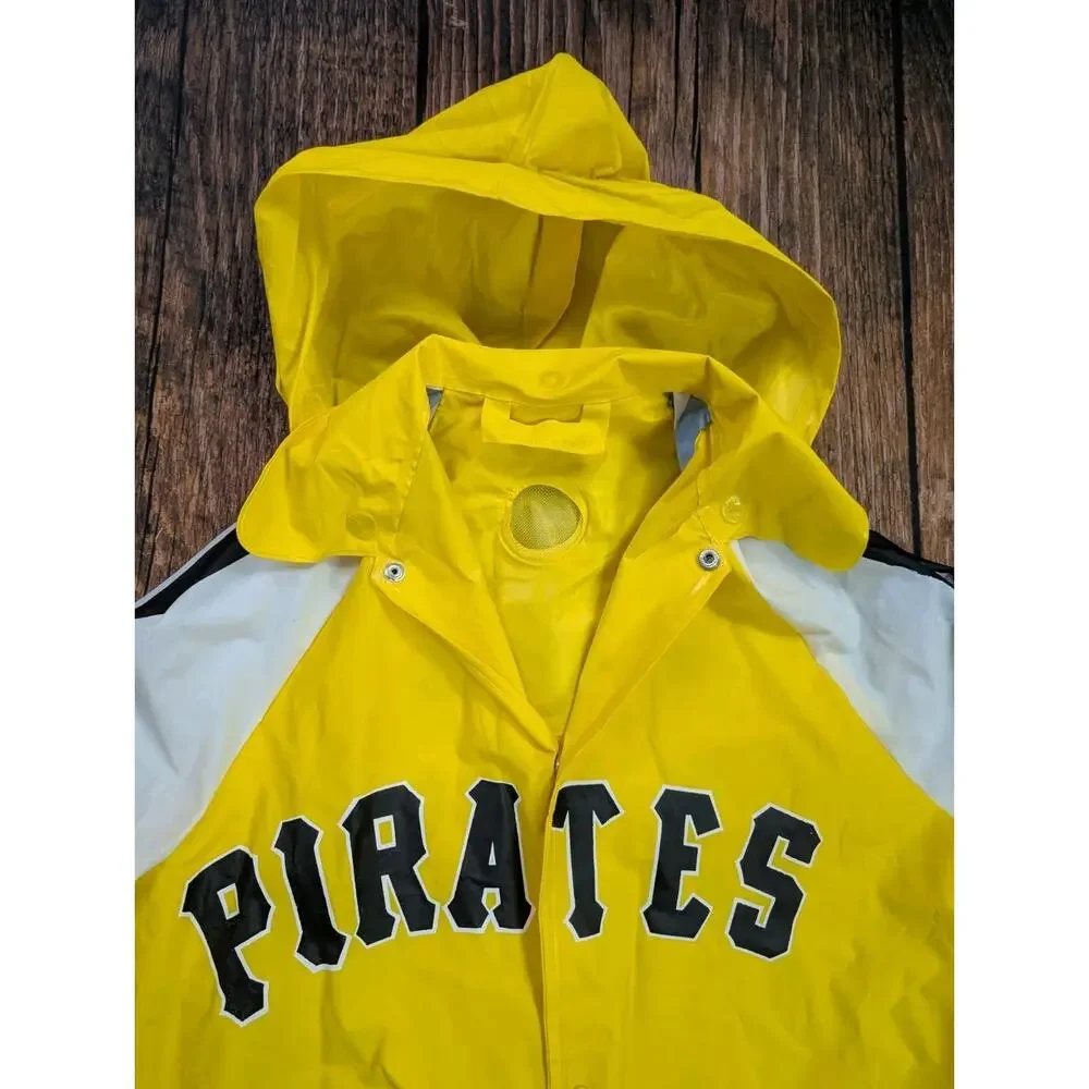 Vintage Youth XL Pittsburgh Pirates Rain Jacket Lays Baseball MLB Mcdonalds